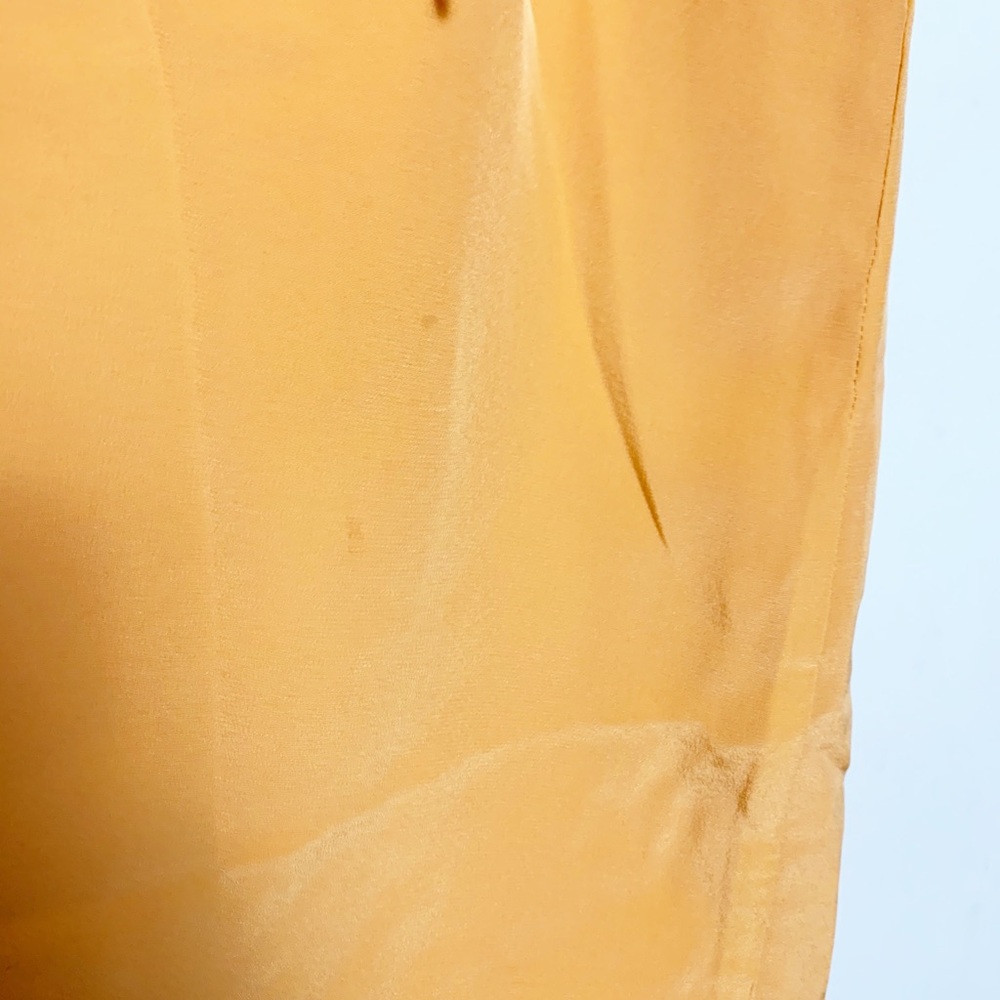 The Letter Silk Crepe Cowl Neck Dress Orange XS - Picture 6 of 6